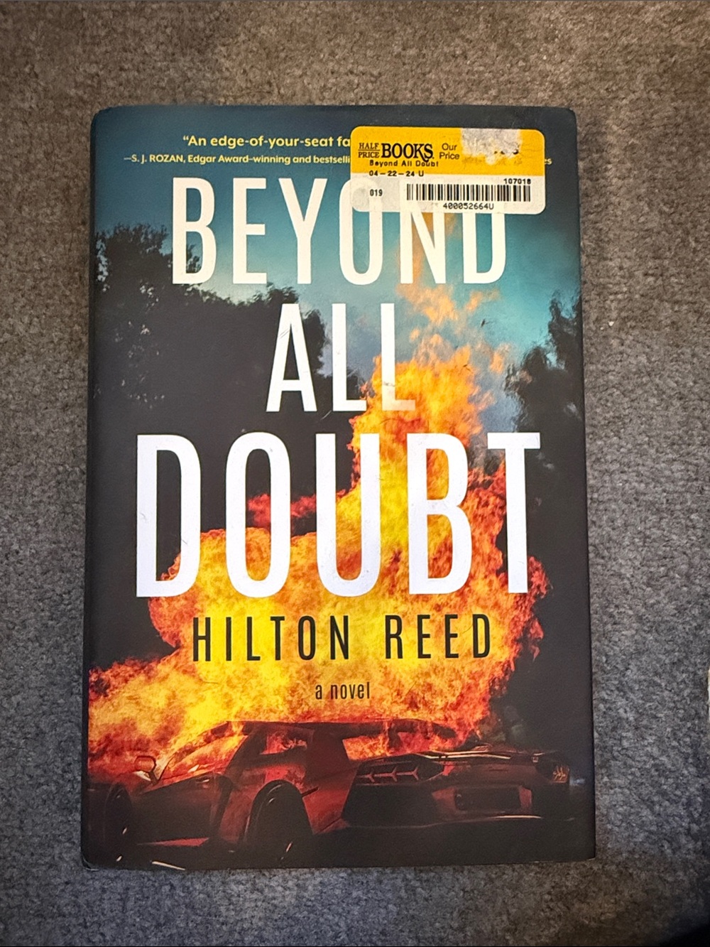 Beyond All Doubt by Hilton Reed - Fiery Black & Orange Hardcover